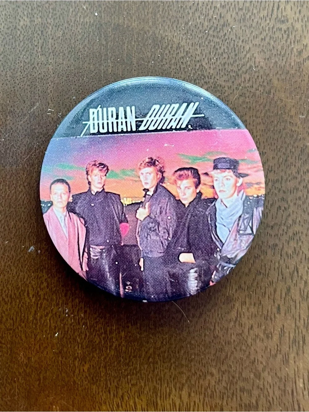 Set Of Seven Vintage Duran Duran Buttons With Pin Backs. Fabulous Condition